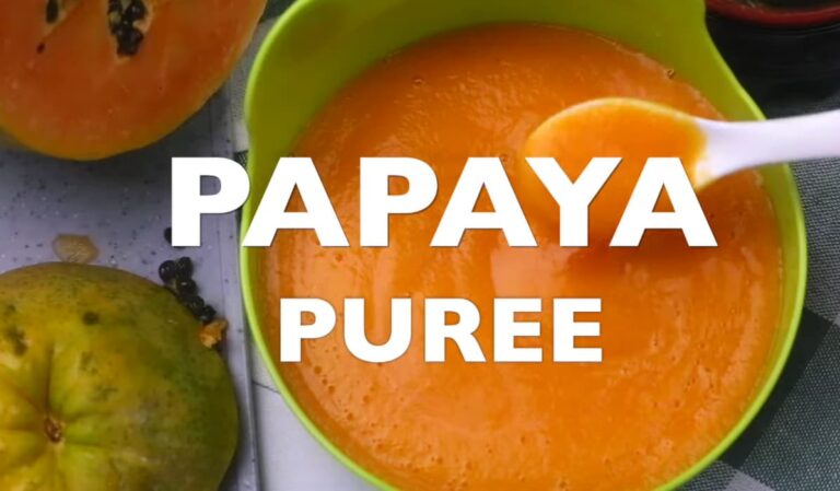 when to start papaya puree for baby?