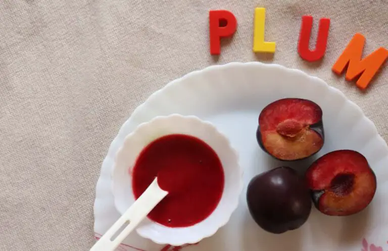 How to Make Plum Puree for Babies?